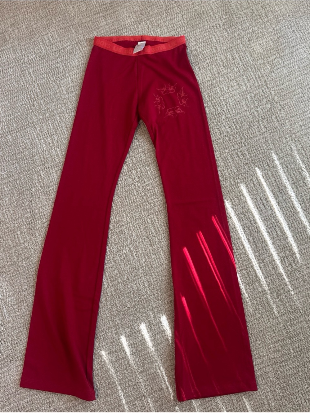 Boys Lie Red Flared Girls' Pants